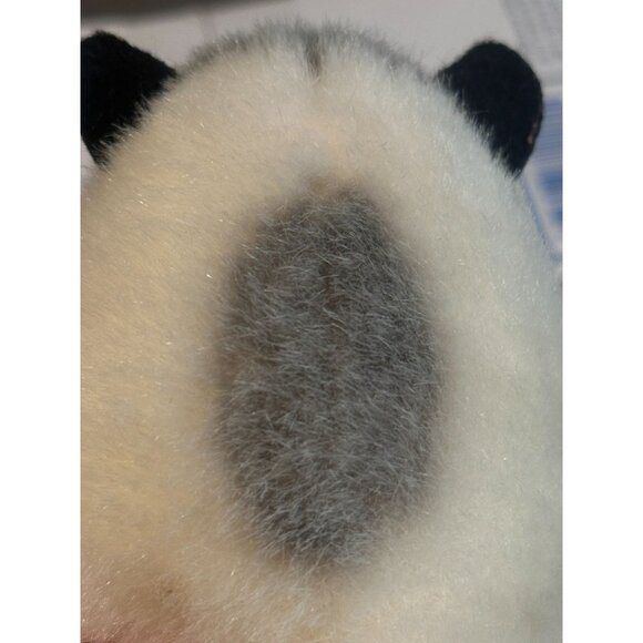 A&A Aurora Plush Stuffed Animal Mini Hamster Gerbil Black White Toy Realistic - Picture 4 of 11